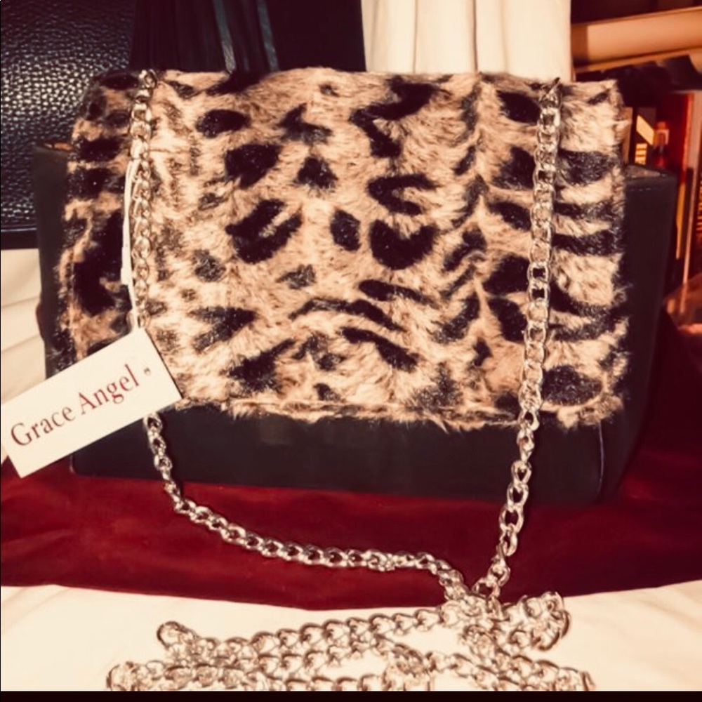 Women’s Brown Suede Shoulder Bag by (Grace Angel)